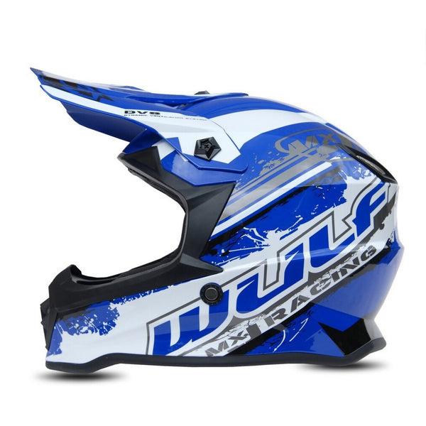 Blue Wulfsport Off-Road Pro Helmet - Mini Quad Bikes
