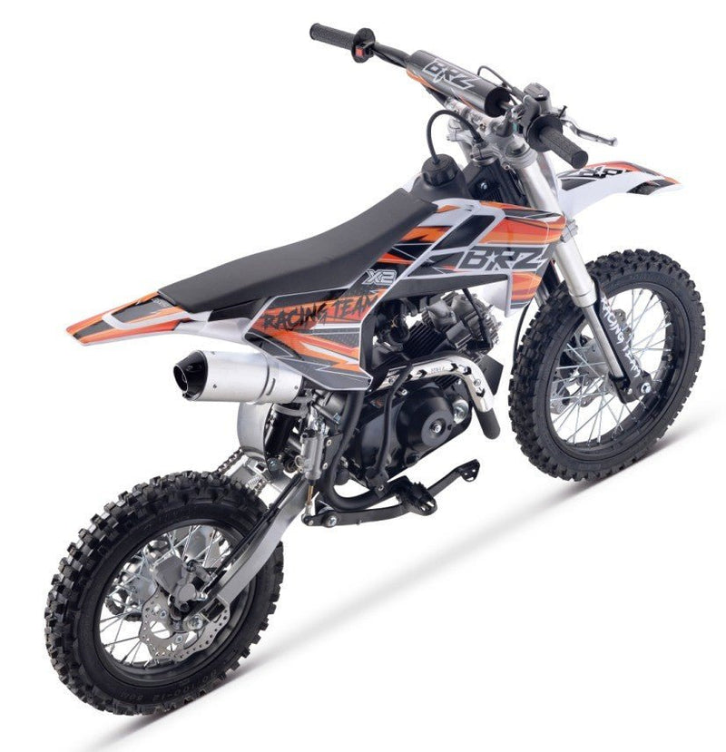 BRZ 110cc Racing Team Pro Start Semi Auto Pit Bike 14/12" - Mini Quad Bikes