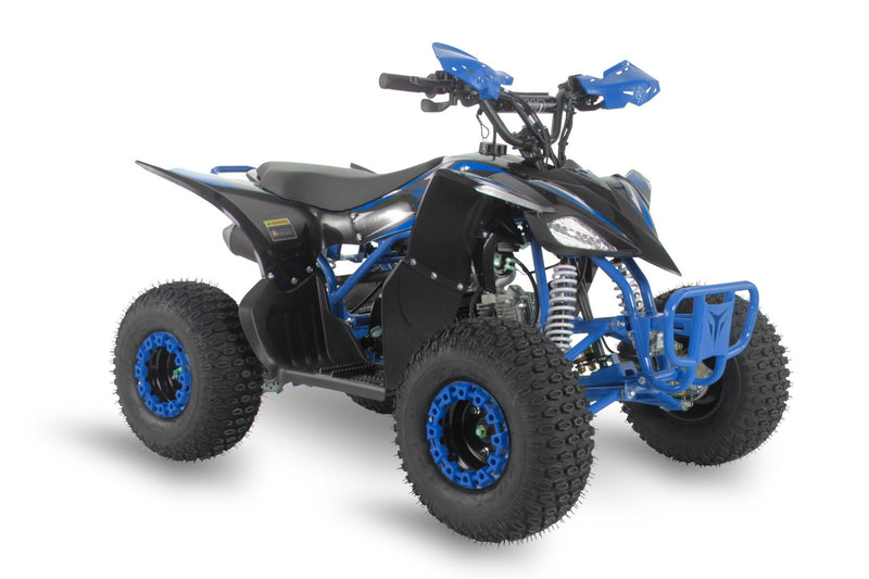 Elite Pro 125CC BLUE AUTOMATIC JUNIOR PETROL QUAD BIKE 2024 Model - Mini Quad Bikes