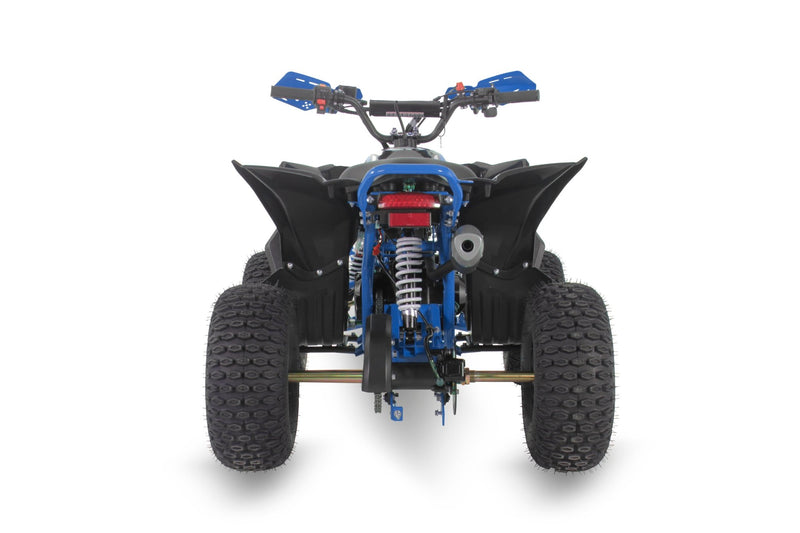 Elite Pro 125CC BLUE AUTOMATIC JUNIOR PETROL QUAD BIKE 2024 Model - Mini Quad Bikes