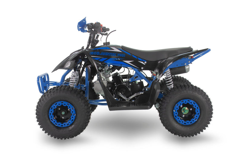 Elite Pro 125CC BLUE AUTOMATIC JUNIOR PETROL QUAD BIKE 2024 Model - Mini Quad Bikes