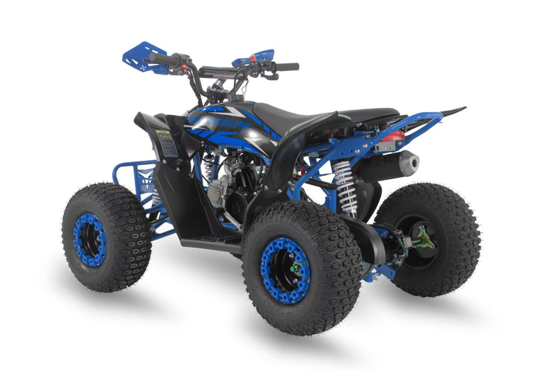 Elite Pro 125CC BLUE AUTOMATIC JUNIOR PETROL QUAD BIKE 2024 Model - Mini Quad Bikes