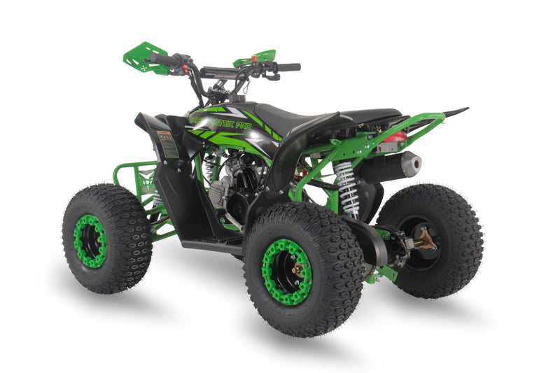 EXHILARATOR-PRO 110CC GREEN PETROL JUNIOR QUAD BIKE AUTO & REVERSE - Mini Quad Bikes