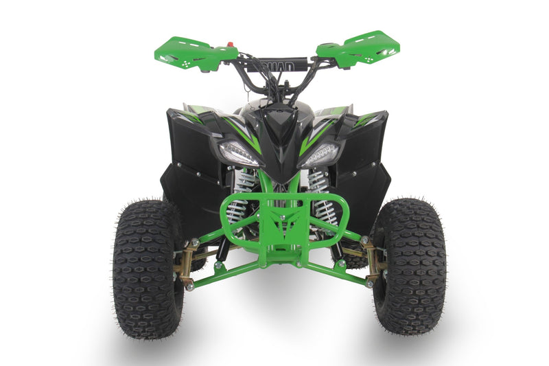 EXHILARATOR-PRO 110CC GREEN PETROL JUNIOR QUAD BIKE AUTO & REVERSE - Mini Quad Bikes