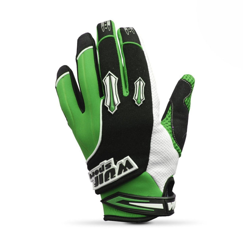 Green Stratos Off-Road MX Gloves - Mini Quad Bikes