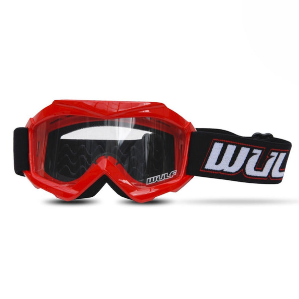 Kids Red Off-Road Tech Goggles | WULFSPORT - Mini Quad Bikes