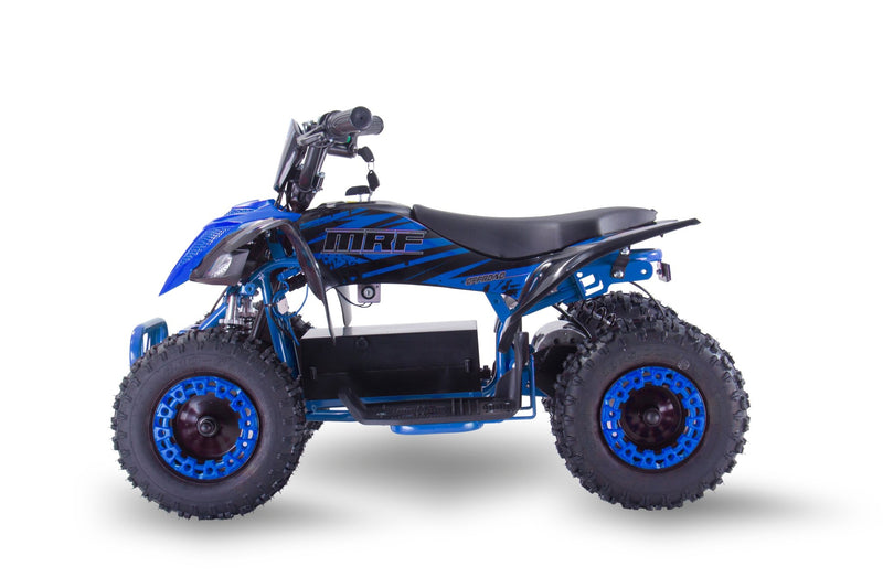 MRF 36V 1000W KIDS BLUE ELITE 2024 ELECTRIC QUAD BIKE - Mini Quad Bikes