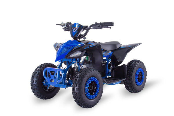 MRF 36V 1000W KIDS BLUE ELITE 2024 ELECTRIC QUAD BIKE - Mini Quad Bikes