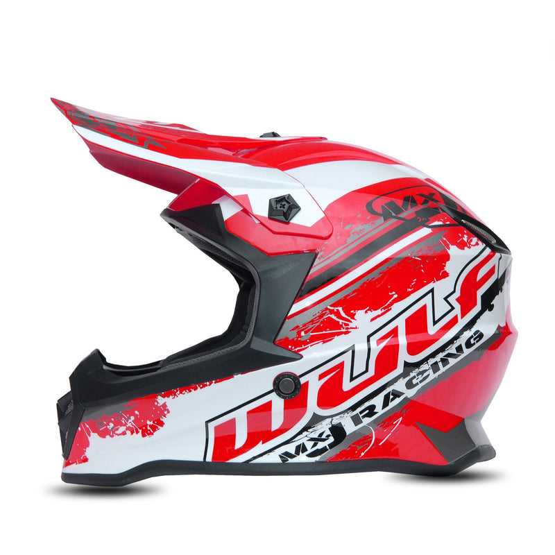 Red Wulfsport Off-Road Pro Helmet - Mini Quad Bikes