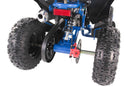 THE MINI KLF 50CC BLUE RACER KIDS ELITE PETROL QUAD BIKE - Mini Quad Bikes