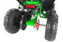 THE MINI KLF 50CC GREEN RACER KIDS ELITE PETROL QUAD BIKE - Mini Quad Bikes