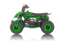 THE MINI KLF 50CC GREEN RACER KIDS ELITE PETROL QUAD BIKE - Mini Quad Bikes