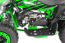 THE MINI KLF 50CC GREEN RACER KIDS ELITE PETROL QUAD BIKE - Mini Quad Bikes
