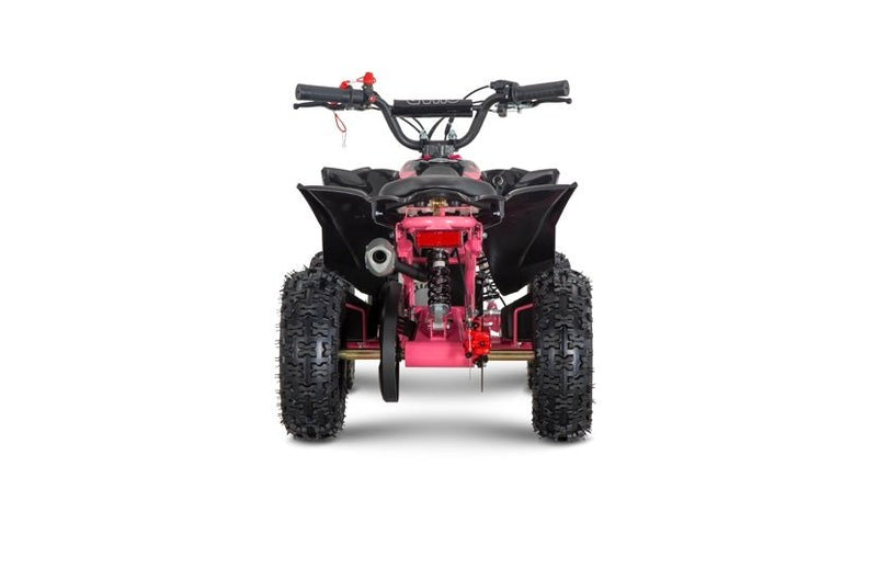 THE MINI KLF 50CC PINK RACER KIDS ELITE PETROL QUAD BIKE - Mini Quad Bikes