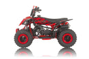 THE MINI KLF 50CC RED RACER KIDS ELITE PETROL QUAD BIKE - Mini Quad Bikes