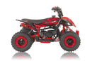 THE MINI KLF 50CC RED RACER KIDS ELITE PETROL QUAD BIKE - Mini Quad Bikes